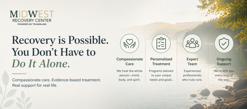 Compassionate opioid addiction treatment support at Midwest Recovery Center with personalized care approach
