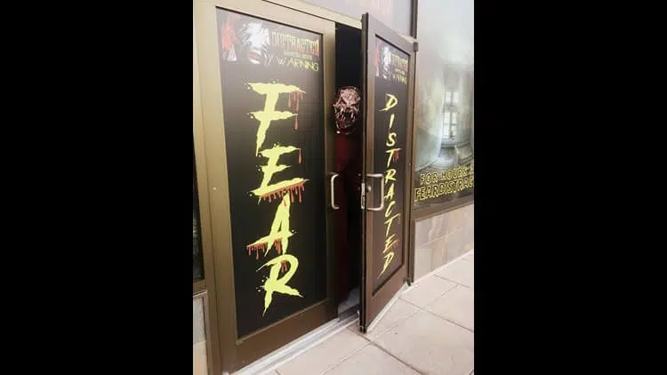 entry to a haunted house