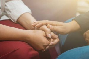 close up of hands during the Rehab Admissions Process in oh