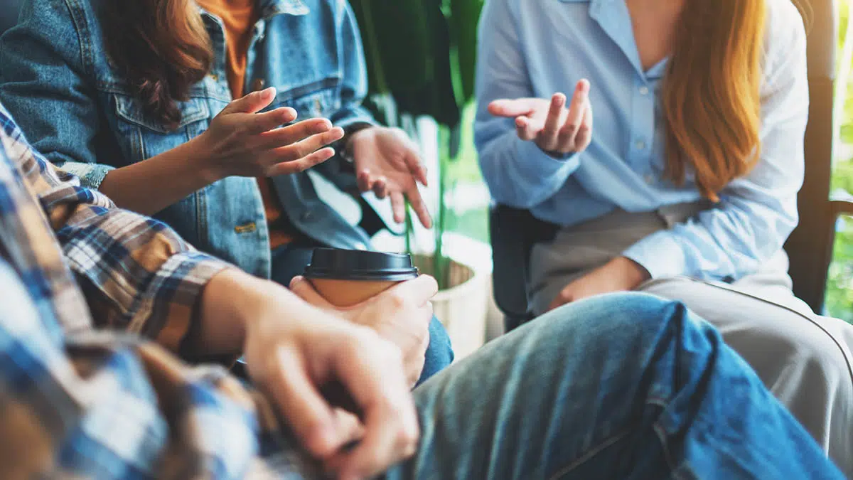 group discusses when it's time for treatment