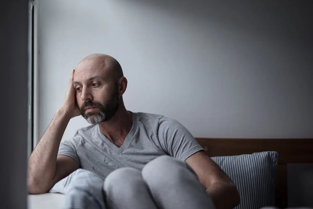 man wonders what mental health can lead to relapse
