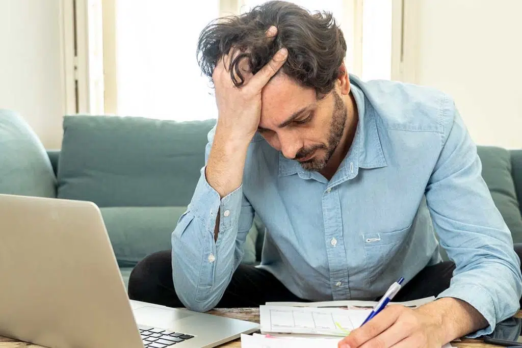 a man thinks about potentially addictive behaviors