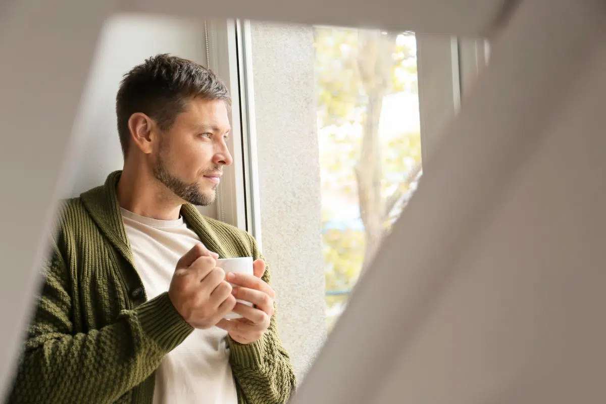 man thinks about how long opioid detox will take