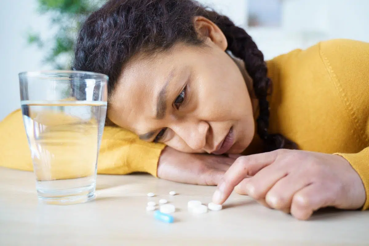 woman wonders how her xanax addiction started