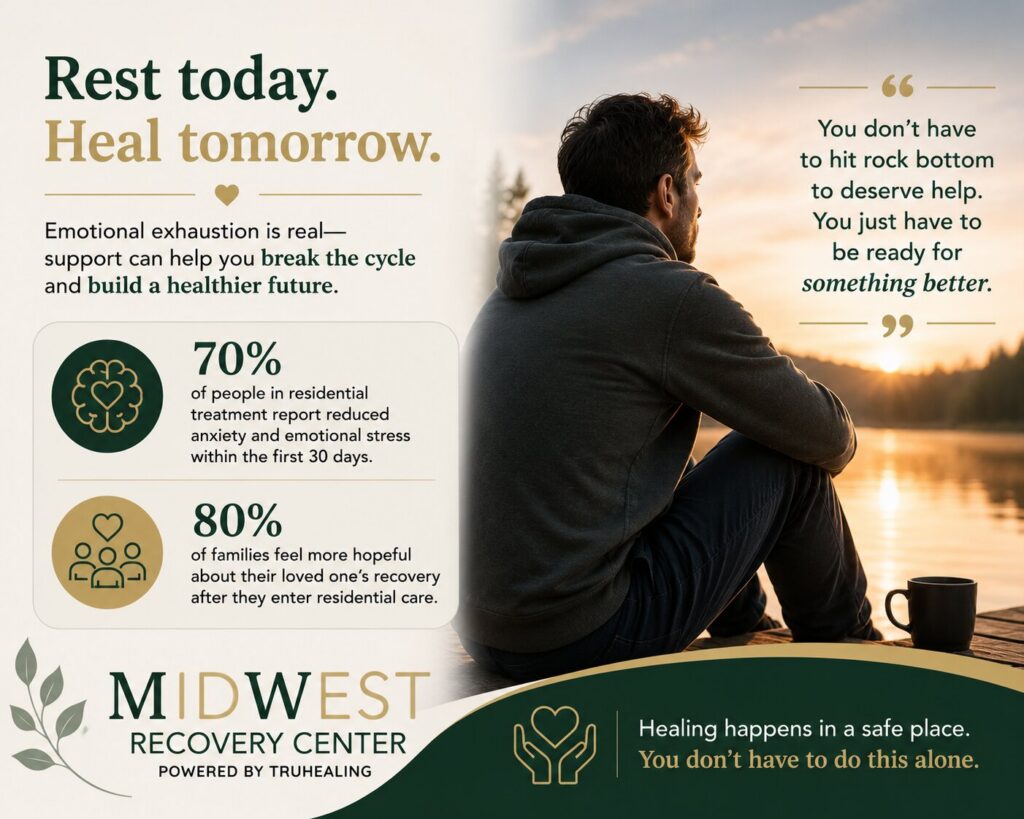 Emotional Exhaustion, Relapse, and Residential Care